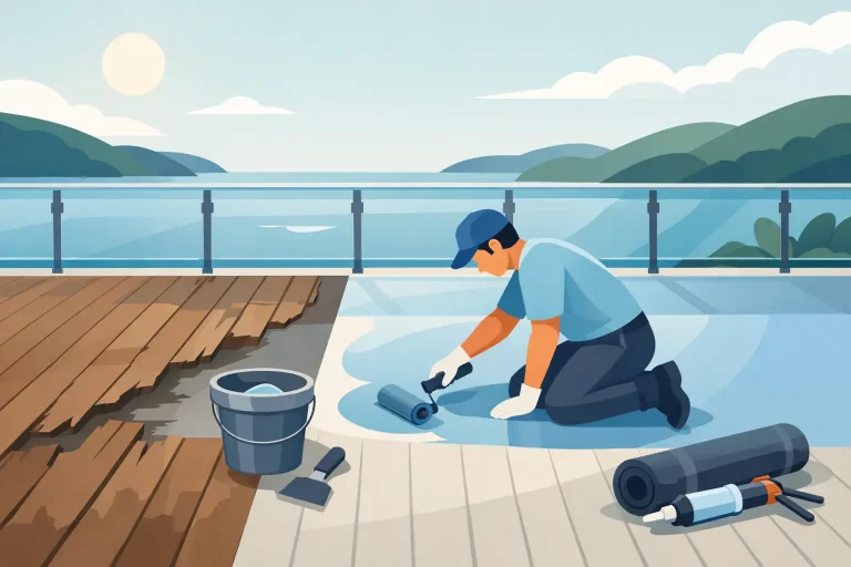 Deck Waterproof Coating Repair That Lasts
