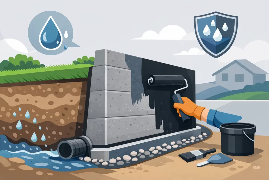 How to Waterproof Retaining Walls Right - Rainwater Restoration ...